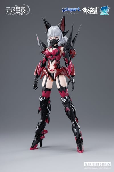 Eastern Model A.T.K. Girl Endless Night Vampire Camilla 1/12 Scale Model Kit, 6.69-Inch - View 4
