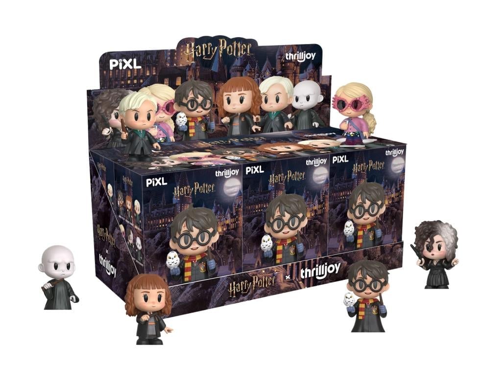 ThrillJoy Harry Potter Pixl! Box of 6 Plastic Figures Collection - View 3