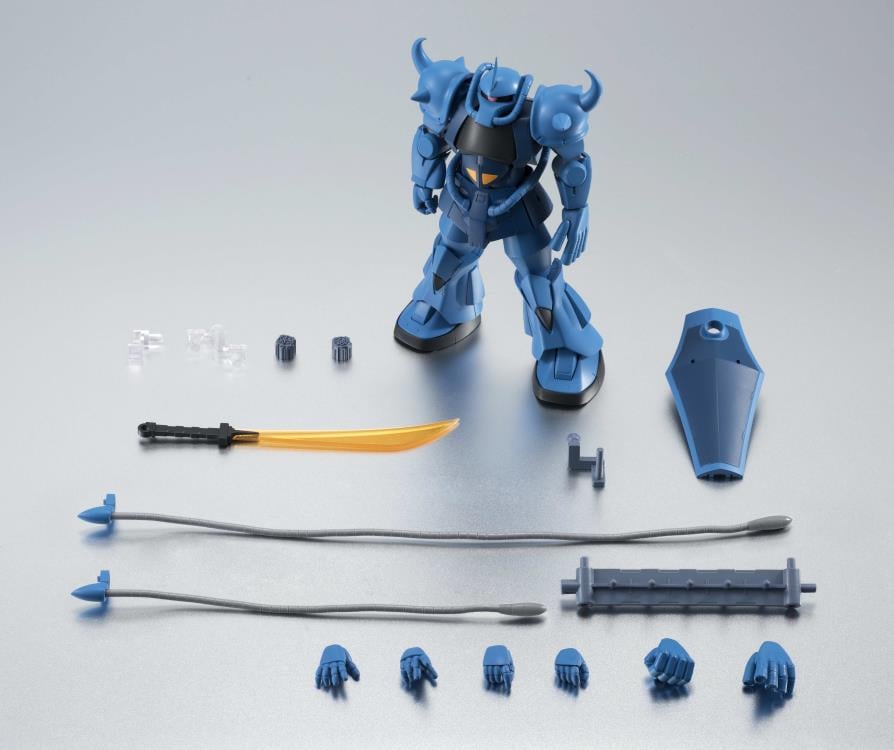 Bandai Mobile Suit Gundam Robot Spirits MS-07B Gouf Ver. A.N.I.M.E. Reissue Figure, 5-Inch - View 9