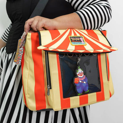 Whatever Killer Klowns from Outer Space Tent Pin Trading Crossbody Bag - View 9