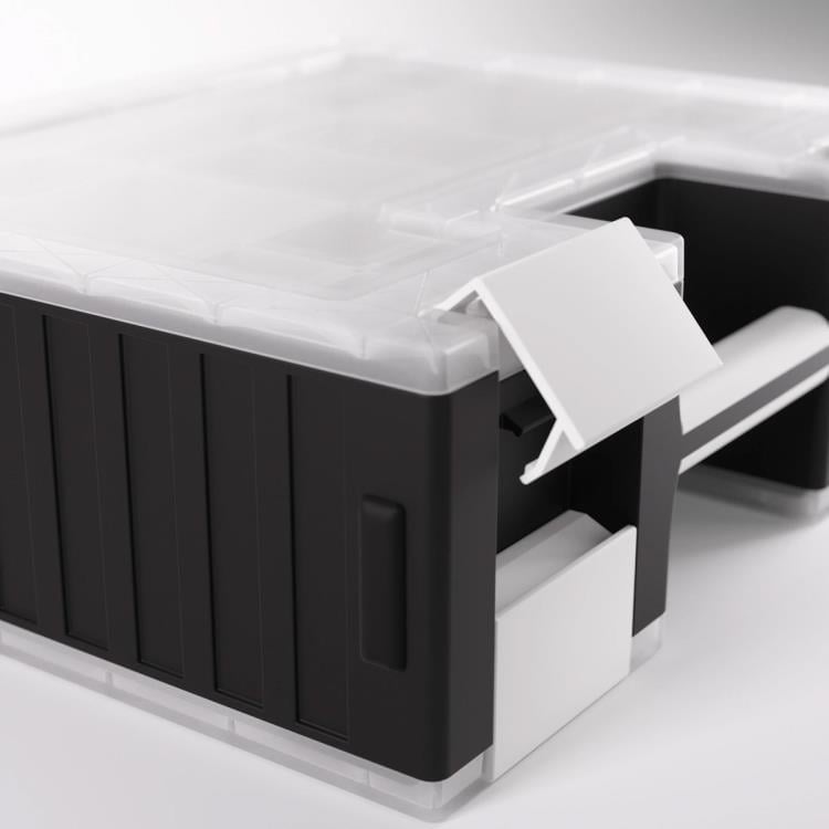 Gamegenic Game Castle (Black/White/Clear) Storage Box for Board Games - View 15