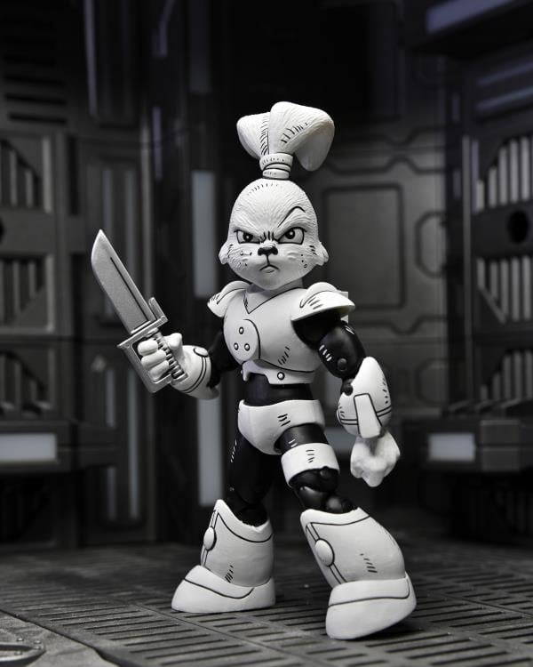NECA Usagi Yojimbo Space Usagi Yojimbo (Black and White Ver.) Action Figure - View 9
