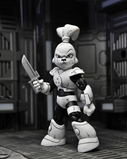 NECA Usagi Yojimbo Space Usagi Yojimbo (Black and White Ver.) Action Figure - View 9