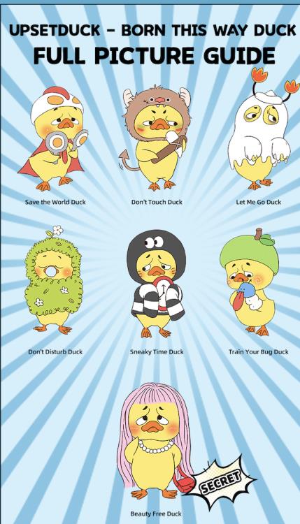 Zoofy Upset Duck Born This Way Random Plush 6-Inch - View 10