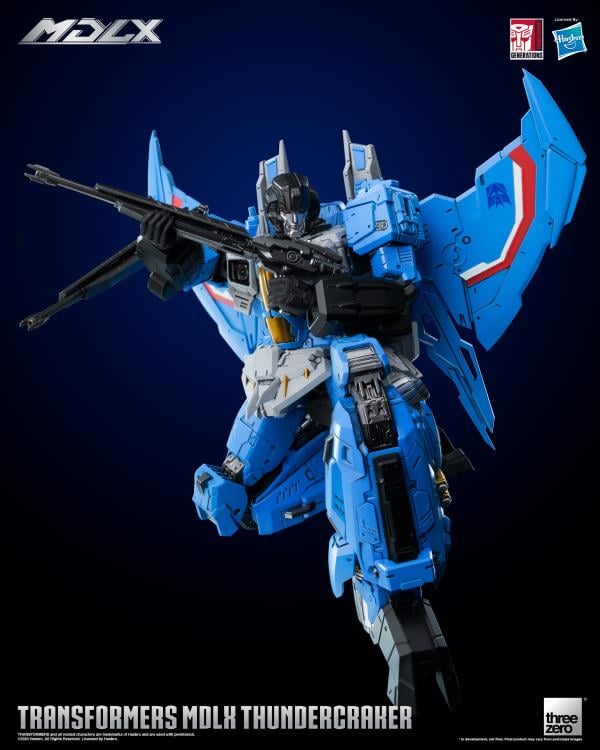 threezero Transformers MDLX Articulated Figure Series Thundercracker 7.8-Inch Action Figure - View 14