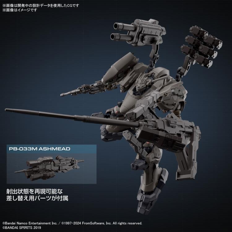Bandai Armored Core VI: Fires of Rubicon 30 Minutes Missions RaD CC-2000 Orbiter Nightfall Model Kit - View 15