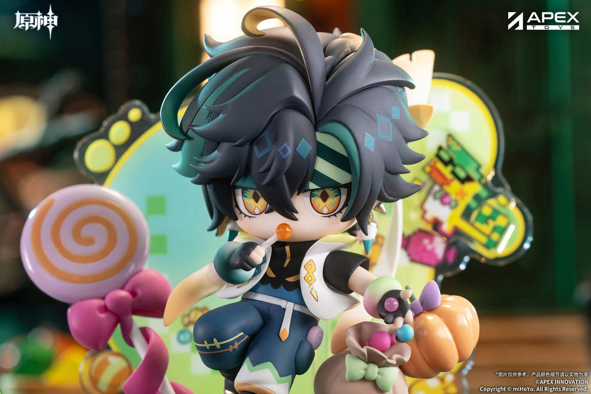 Apex Genshin Impact Twilight Whimsy Kinich Chibi Figure (With Bonus) 4-Inch - View 5