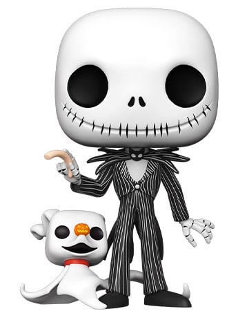 Funko Pop! Disney The Nightmare Before Christmas 10-Inch Jack with Zero Vinyl Figure