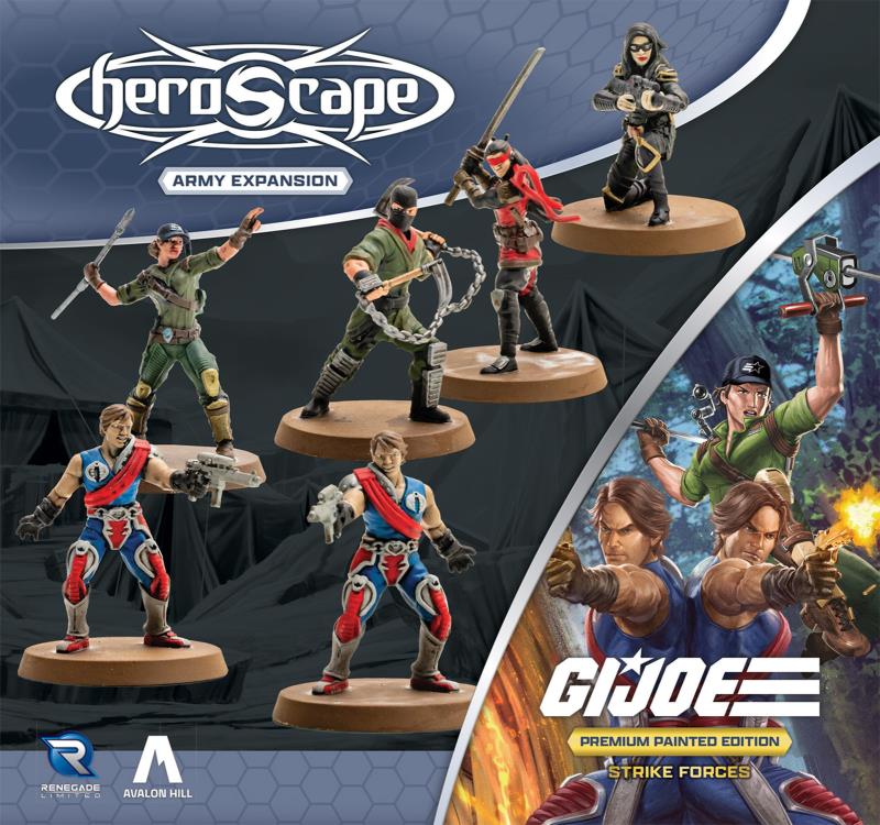 Renegade Game Studios G.I. Joe Heroscape Strike Forces Army Expansion (Premium Painted Edition) - View 3