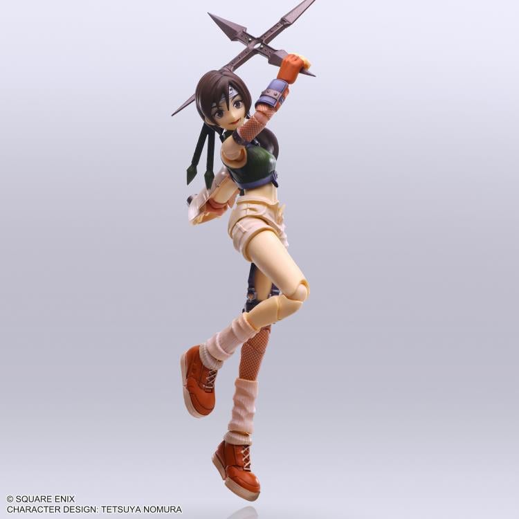 Square Enix Final Fantasy VII Bring Arts Yuffie Kisaragi Figure, 5-Inch - View 5