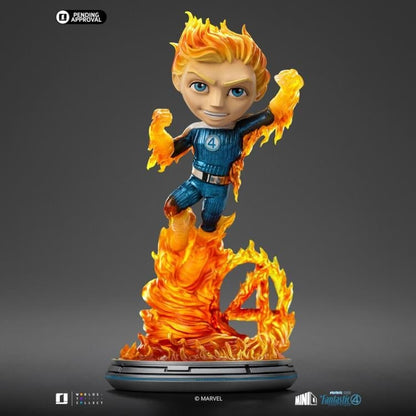 Iron Studios Marvel Fantastic Four: First Steps MiniCo Team (Metallic Ver.) Exclusive 4-Pack Figure Set - View 4