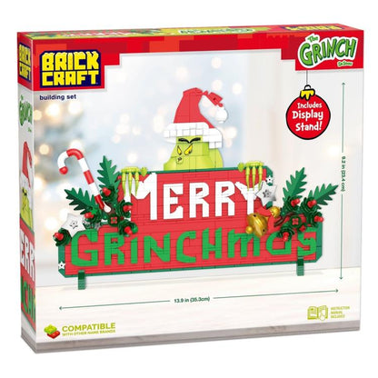 Brickcraft Dr. Seuss Merry Grinchmas Holiday Sign Brick Building Set - View 9
