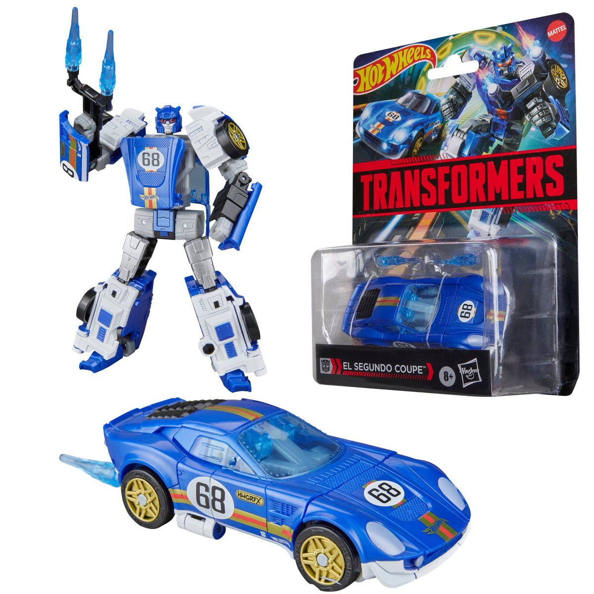 Hasbro Transformers Collaborative Hot Wheels x Transformers Deluxe Class El Segundo Coupe 5-Inch Figure - View 15