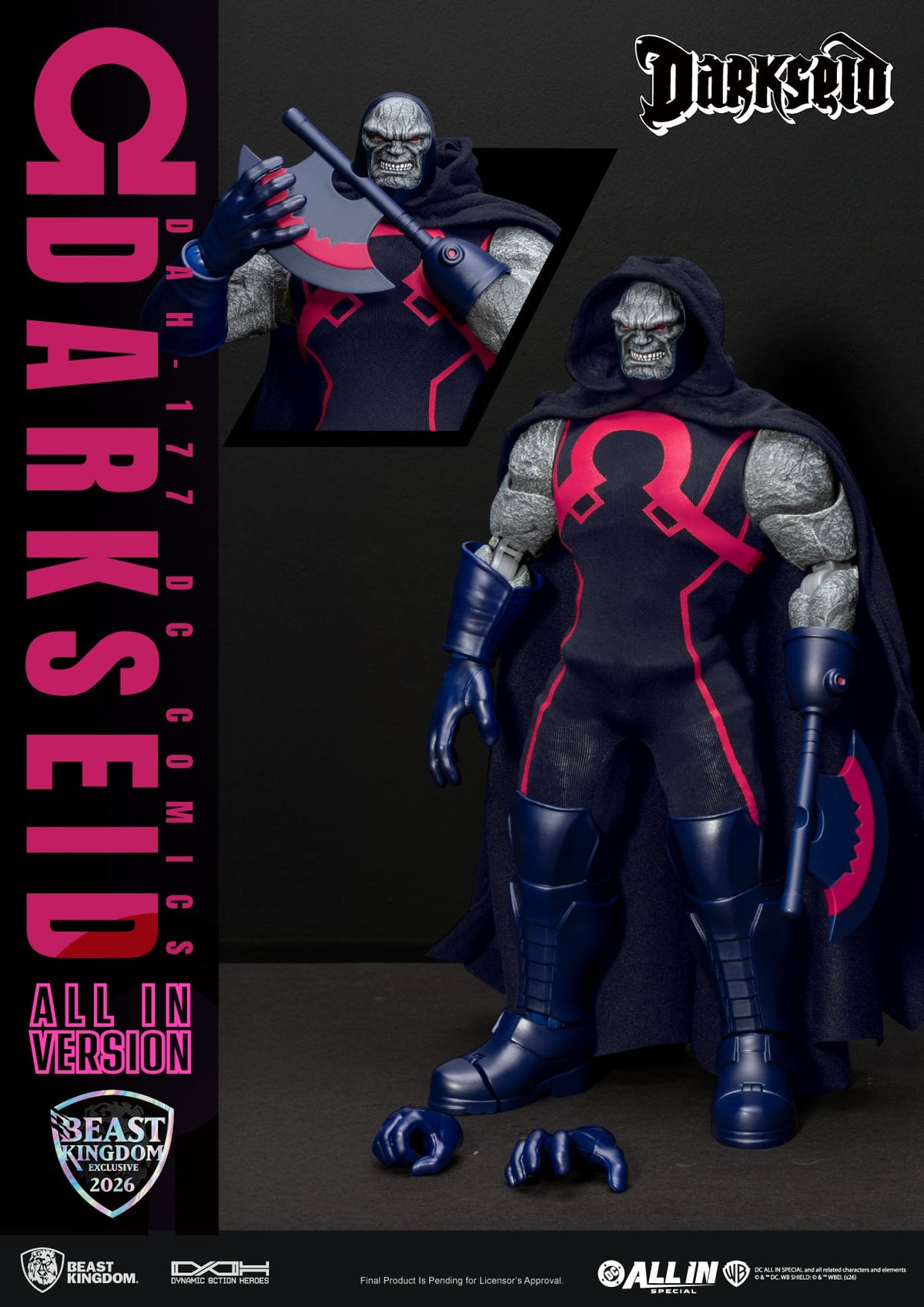 Beast Kingdom DC Comics Dynamic 8ction Heroes DAH-177 Darkseid (All In Ver.) SDCC 2026 Exclusive 8-Inch Action Figure - View 10