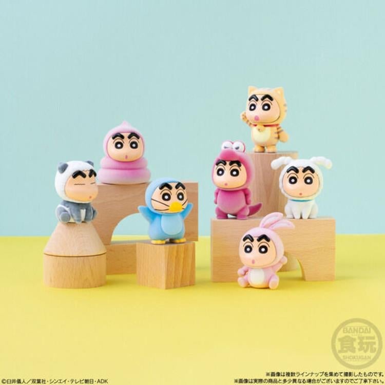 Bandai Crayon Shin-chan Friends Shokugan Series Kigurumi Box of 10 Random Figures - View 3
