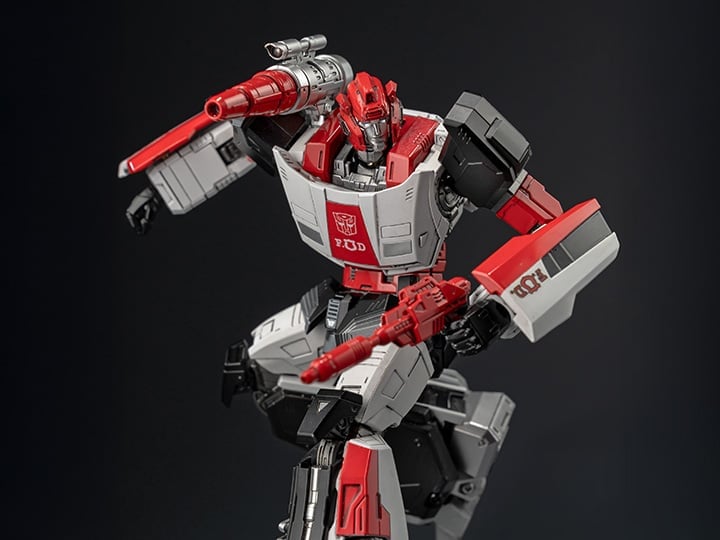 threezero Transformers MDLX Articulated Figure Series Red Alert 5.9-Inch Action Figure - View 2