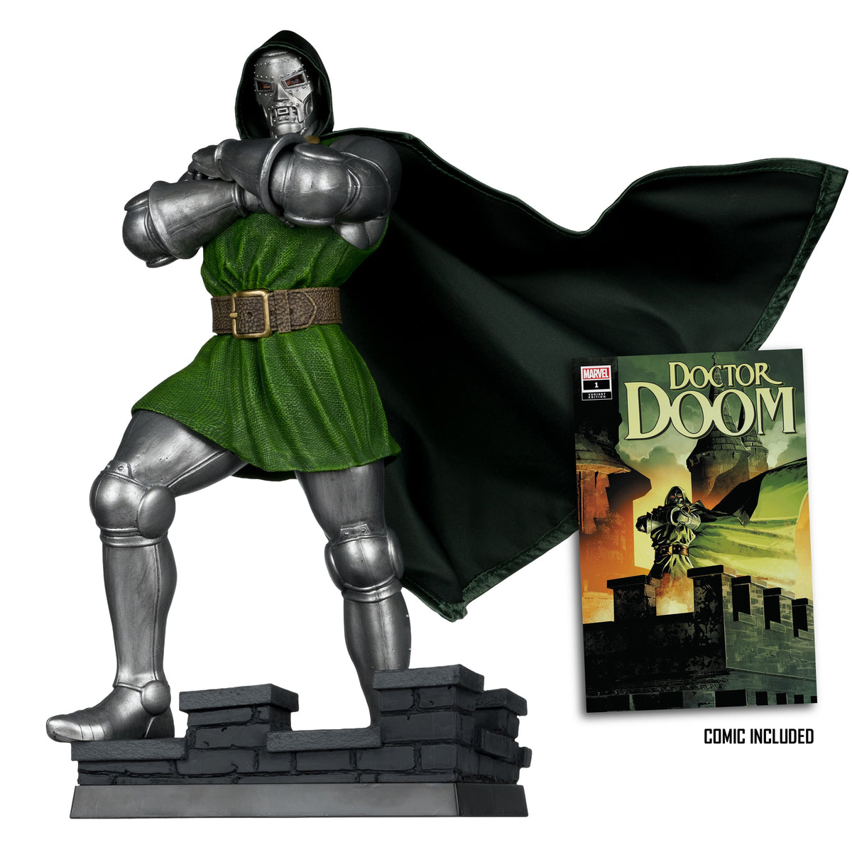 McFarlane Toys Marvel (Doctor Doom #1) 1/6 Scale Action Figure, 11-Inch - View 6