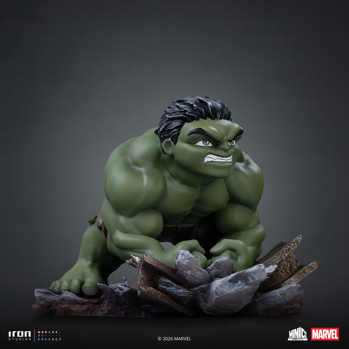 Iron Studios Spider-Man: Brand New Day MiniCo Hulk 5.5-Inch PVC Figure - View 3