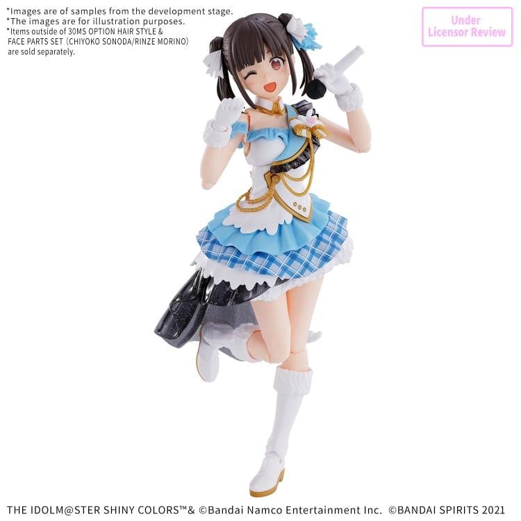 Bandai The Idolmaster Shiny Colors 30 Minutes Sisters Option Hairstyle & Face Parts (Chiyoko Sonoda & Rinze Morino) Accessory Kit Set - View 5