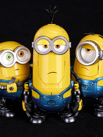 Blitzway Minions Carbotix Pop Bob, Stuart & Kevin Deluxe Ver. Action Figure Three-Pack