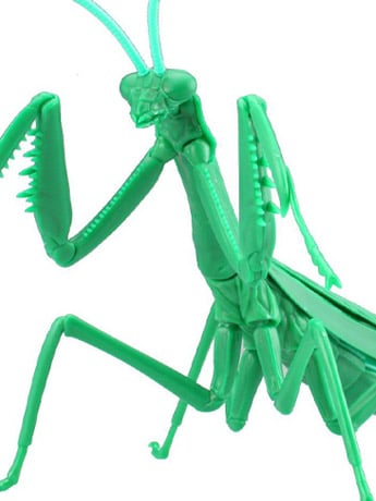Fujimi Giant Mantis (Metallic Green) Giant Praying Mantis Plastic Model Kit, 8-Inch