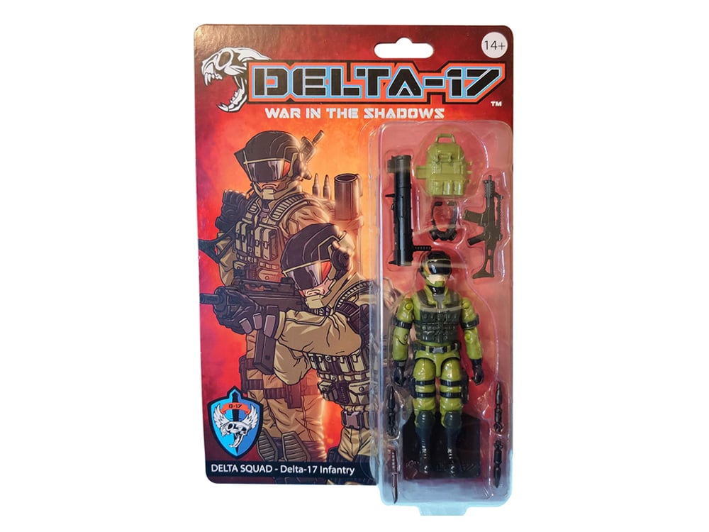 5by5 Toys Delta-17: War in the Shadows Delta Squad A Infantry Action Figure - View 2