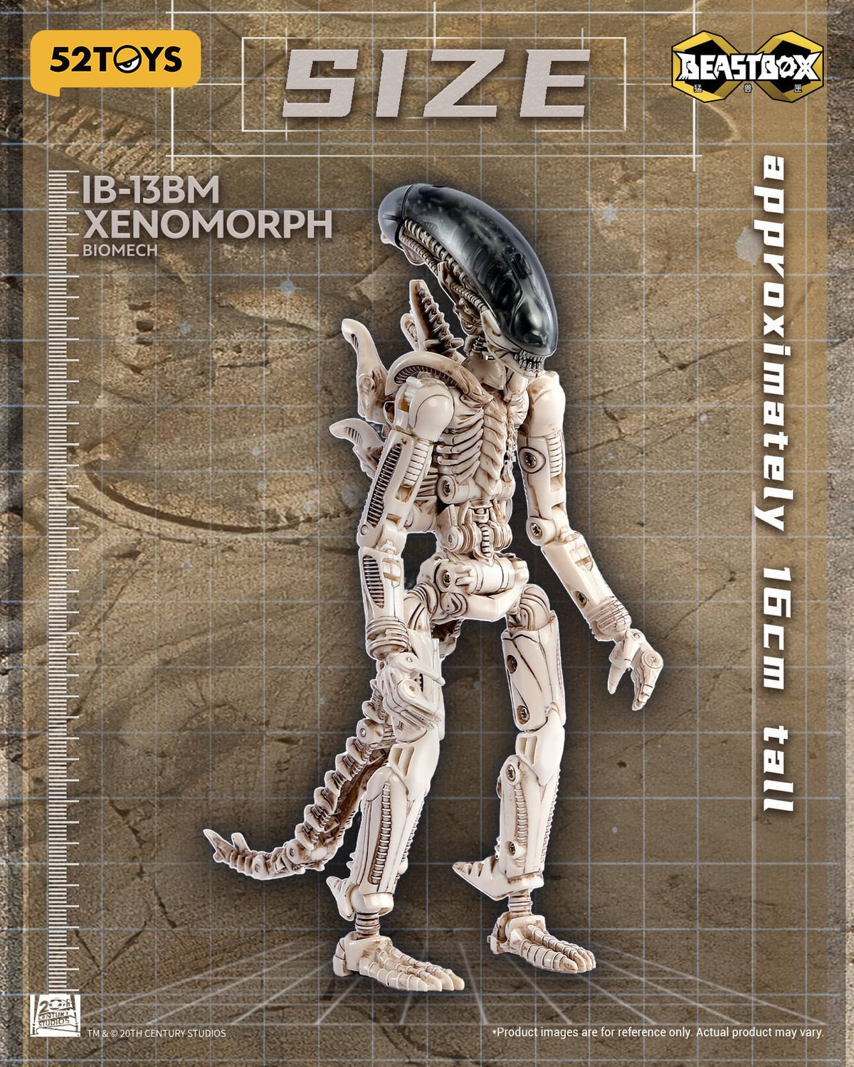 52Toys Alien BeastBOX Infinity IB-13BM Xenomorph Biomech Ver. 6-Inch Action Figure - View 6