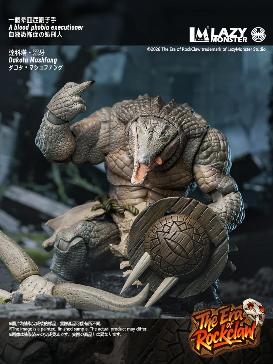 Lazy Monster Studio The Era of Rockclaw C03 Dakota Mashfang 8.66-Inch Action Figure - View 7