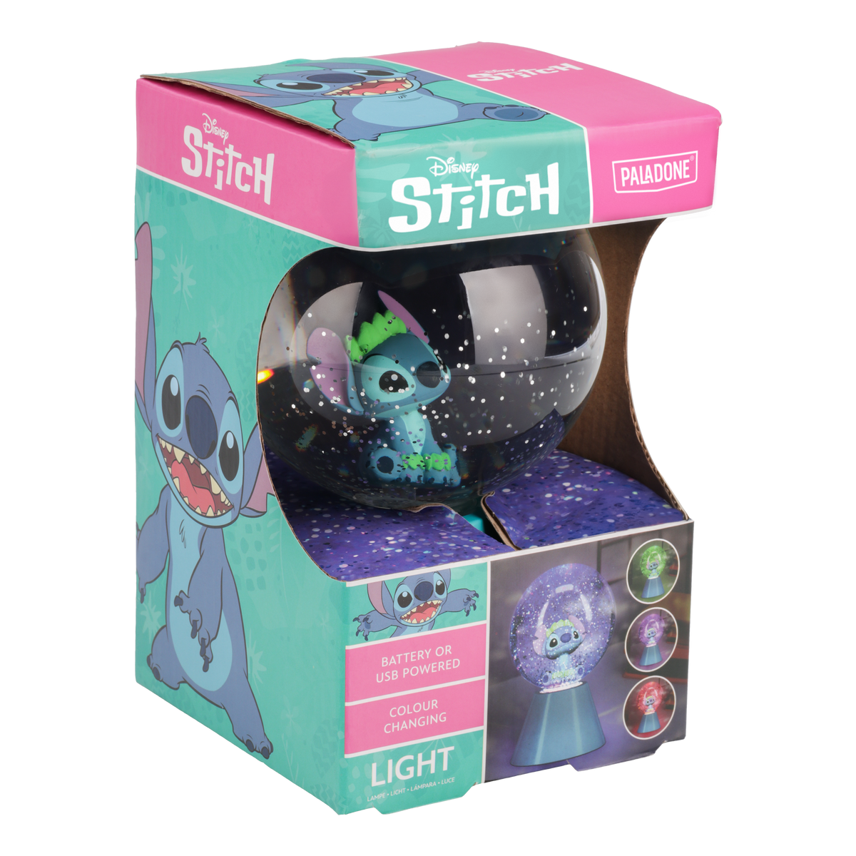 Paladone Lilo & Stitch Stitch LED Glitter Ball 6.4-Inch - View 11