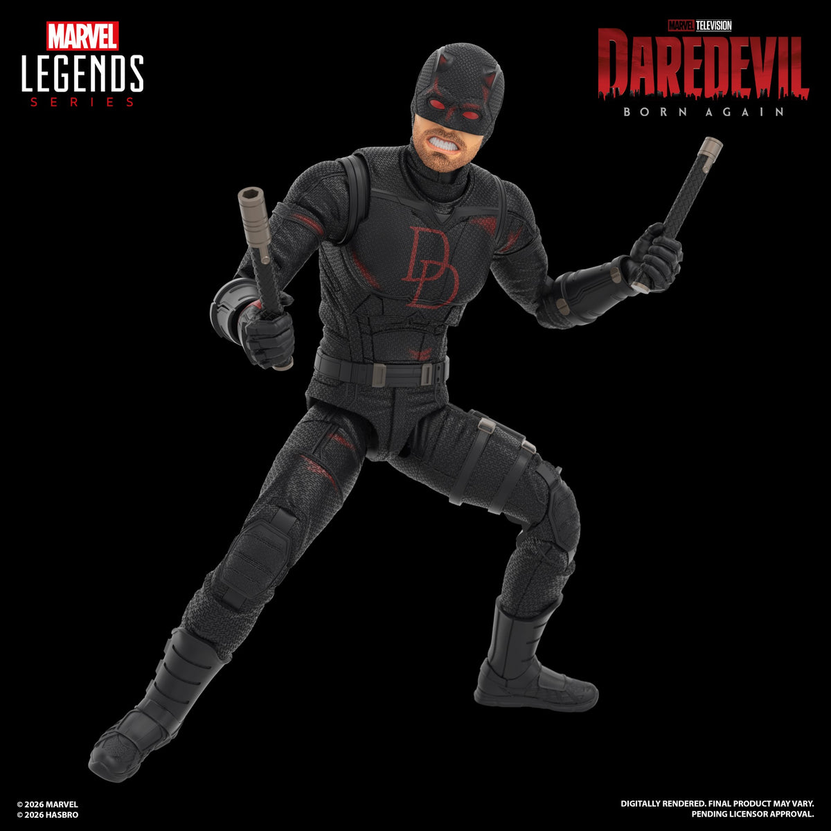 Hasbro Marvel Legends Daredevil: Born Again Daredevil & Jessica Jones Action Figure Two-Pack - View 4