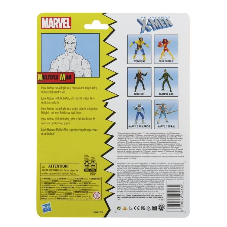 Hasbro Marvel Legends Retro Collection The Uncanny X-Men Multiple Man Action Figure - View 15