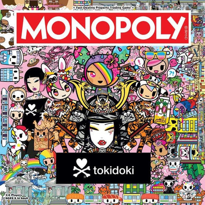 USAopoly Monopoly: Tokidoki Edition Property-Trading Board Game - View 6