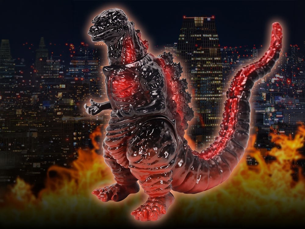 CCP Shin Godzilla Middle Size Series Godzilla Night Attack Ver. PVC Figure, 6.7-Inch - View 2