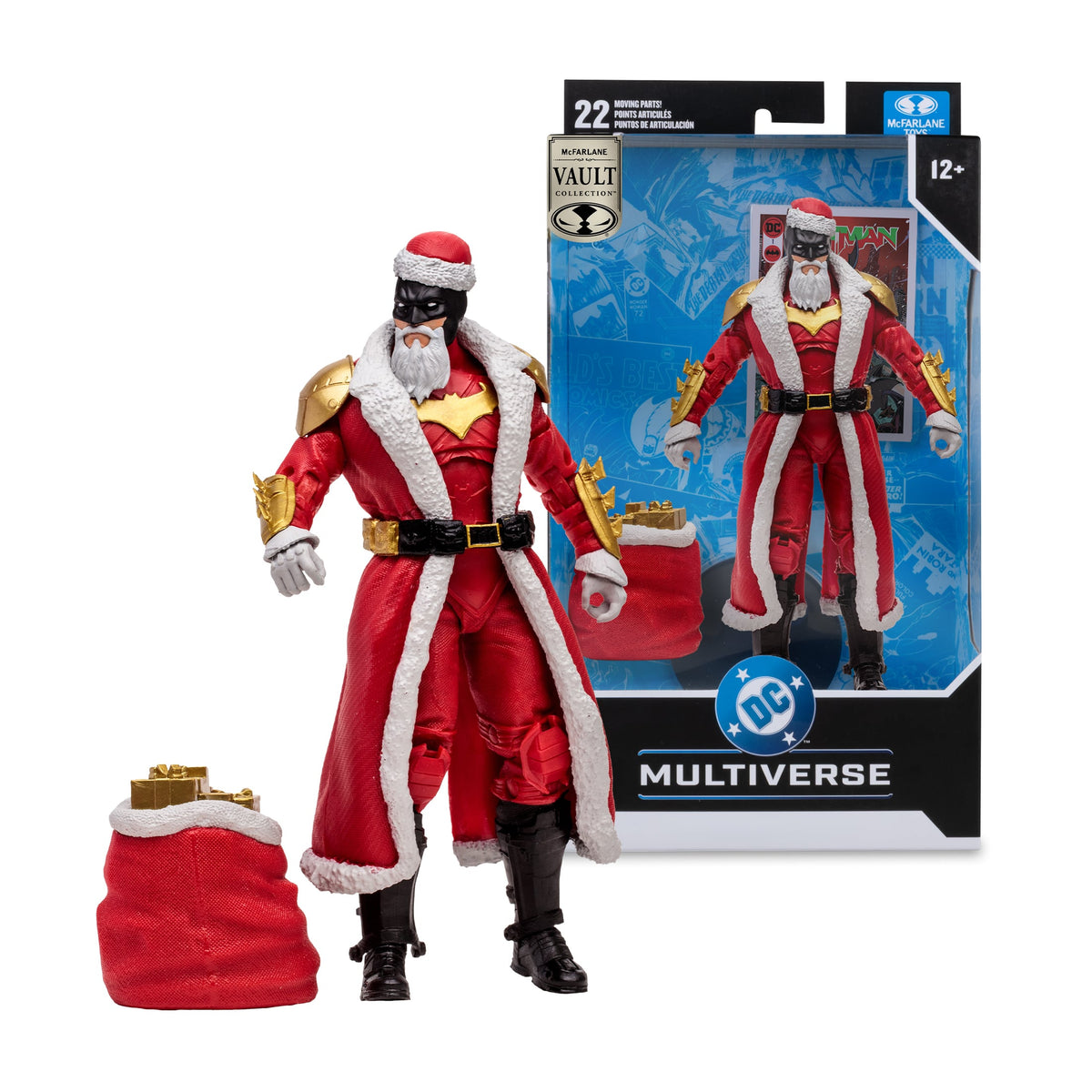 McFarlane Toys DC Multiverse McFarlane Vault Collection Batman (Red Santa Suit) Action Figure - View 10