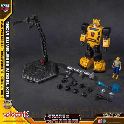 Yolopark Transformers Generation 1 AMK Pro Bumblebee 6.3-Inch ABS Model Kit with Spike - View 32