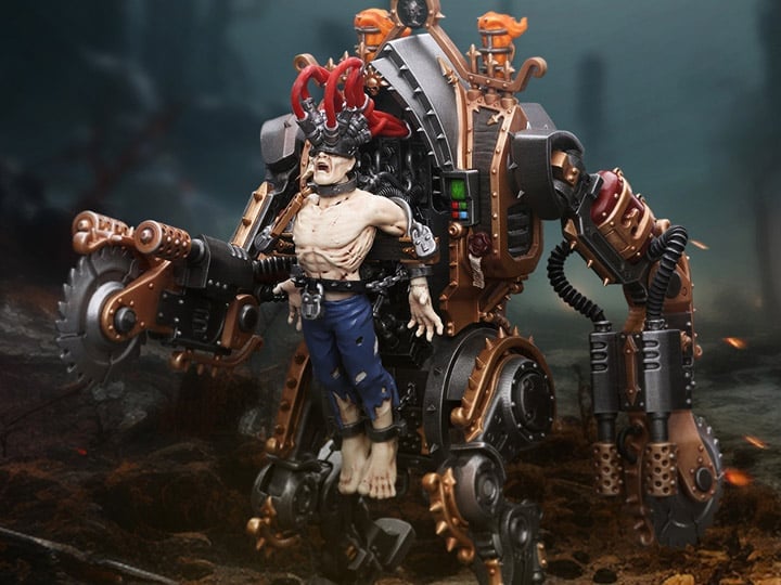 JoyToy Warhammer 40K Adepta Sororitas Penitent Engine 1/18 Scale Plastic Action Figure 9.5-Inch - View 2