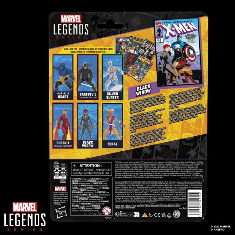 Hasbro Marvel Legends The Uncanny X-Men #268 Black Widow Action Figure - View 13
