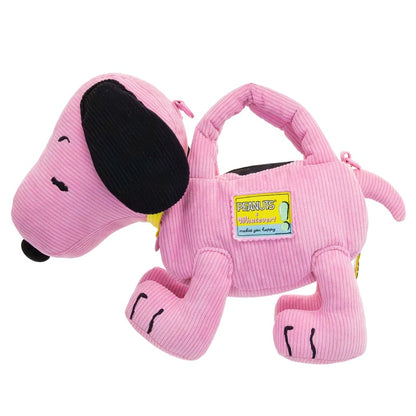 Whatever Peanuts Sherbet Spring Snoopy Figural Corduroy Crossbody Bag - View 3