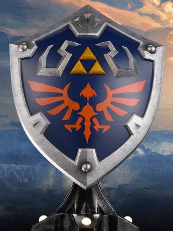 First 4 Figures The Legend of Zelda: Breath of the Wild Hylian Shield Collector's Edition True Form Collectible 11.5-Inch