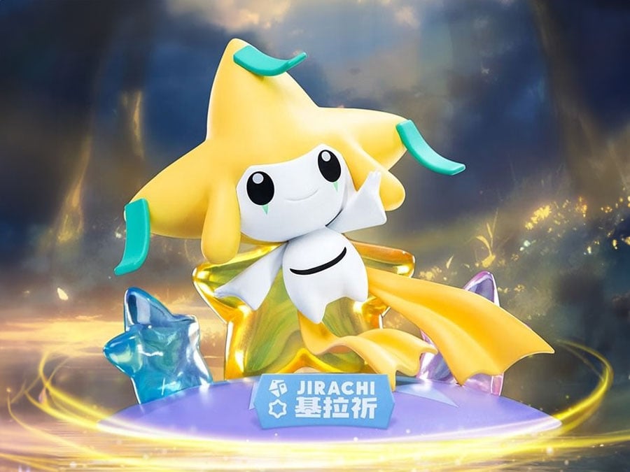 Funism Pokemon Prime Figure Mini Jirachi 3.54-Inch Figure - View 2