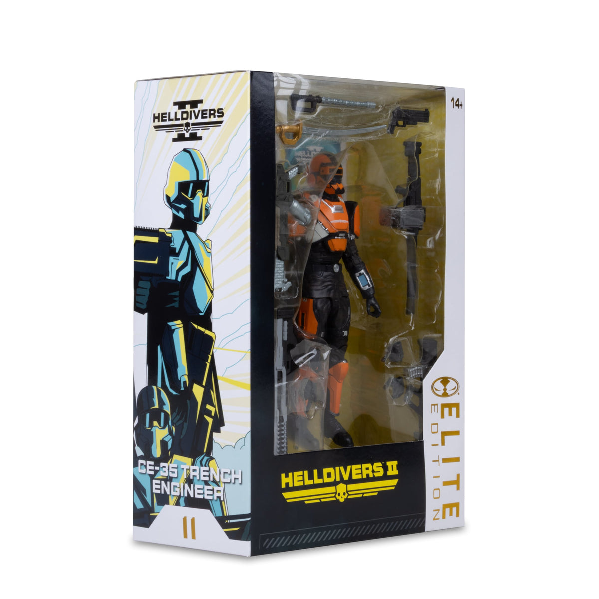 McFarlane Toys Helldivers 2 Elite Edition #11 CE-35 Trench Engineer Deluxe Action Figure - View 13