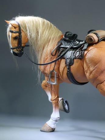 Fish Toys D20studio Wilderness Series Horse Basic Yellow Ver. 1/12 Scale Action Figure
