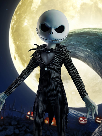 Mezco Toyz LDD Presents: The Nightmare Before Christmas Jack Skellington 10-Inch Collectible