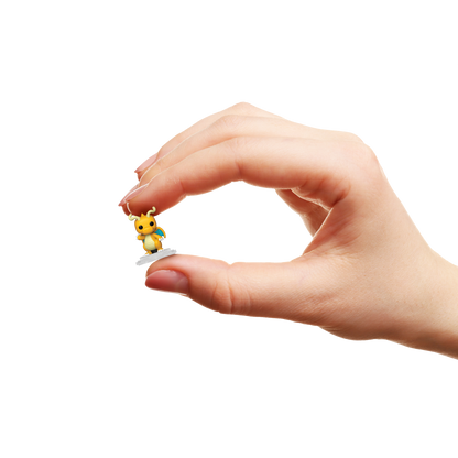 Funko Pokemon Bitty Pop! Poke Ball Display Shelf with Dragonite, Meowth and Eevee Figures - View 4