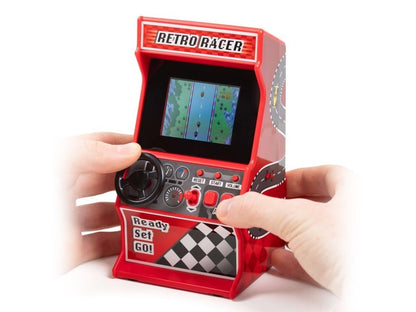 ThumbsUp! Orb Gaming Retro Mini Racing Arcade Machine with 30 Games (6-Inch) - View 2