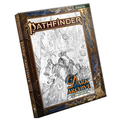 Paizo Pathfinder 2E Dark Archive Remastered Sketch Cover Tabletop RPG Book - View 3