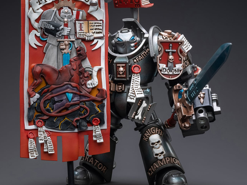 JoyToy Warhammer 40,000 Grey Knights Terminator Retius Akantar 1/18 Scale Action Figure (Reissue) - View 2