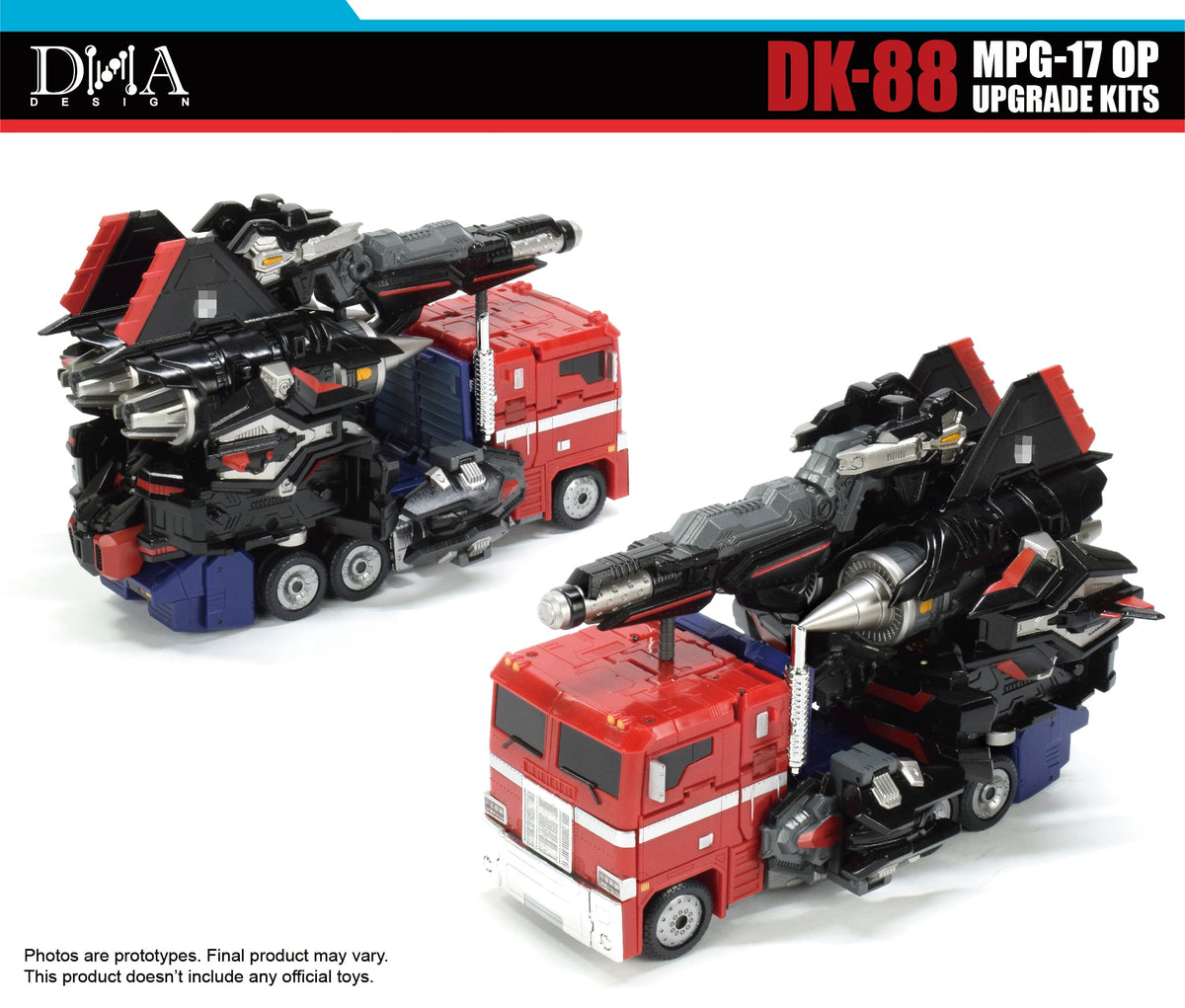 DNA Design DK-88 MPG-17 OP Upgrade Kit Model Kit for Customizing Builds - View 12