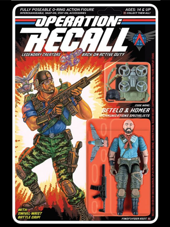 Locomotion Media Group Operation: Recall Wave 2 Retelo & Homer 3.75-Inch Action Figure Set