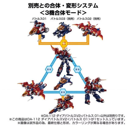 Takara Tomy Diaclone Reboot DA-112 Dia-Battles V2 Battles 01 1/60 Scale - View 4